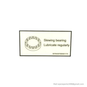 00764307000401170 Rotary bearing -add grease regularly for ZOOMLION parts