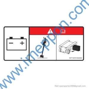 00771007010402040 Left tray identification for ZOOMLION parts